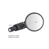 Adjustable Bicycle Rearview Mirror Mountain Bike Reflector Lens Stainless Steel Mirror