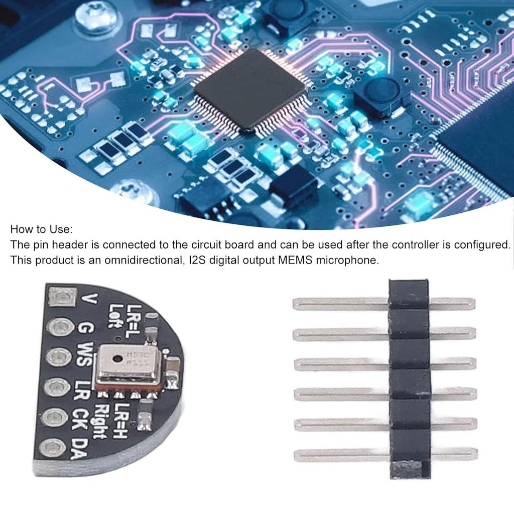 2 Sets MEMS MSM261S4030H0 Single Module I2S Interface High Sensitivity Low Noise Available with Development Board for Sipeed Maix