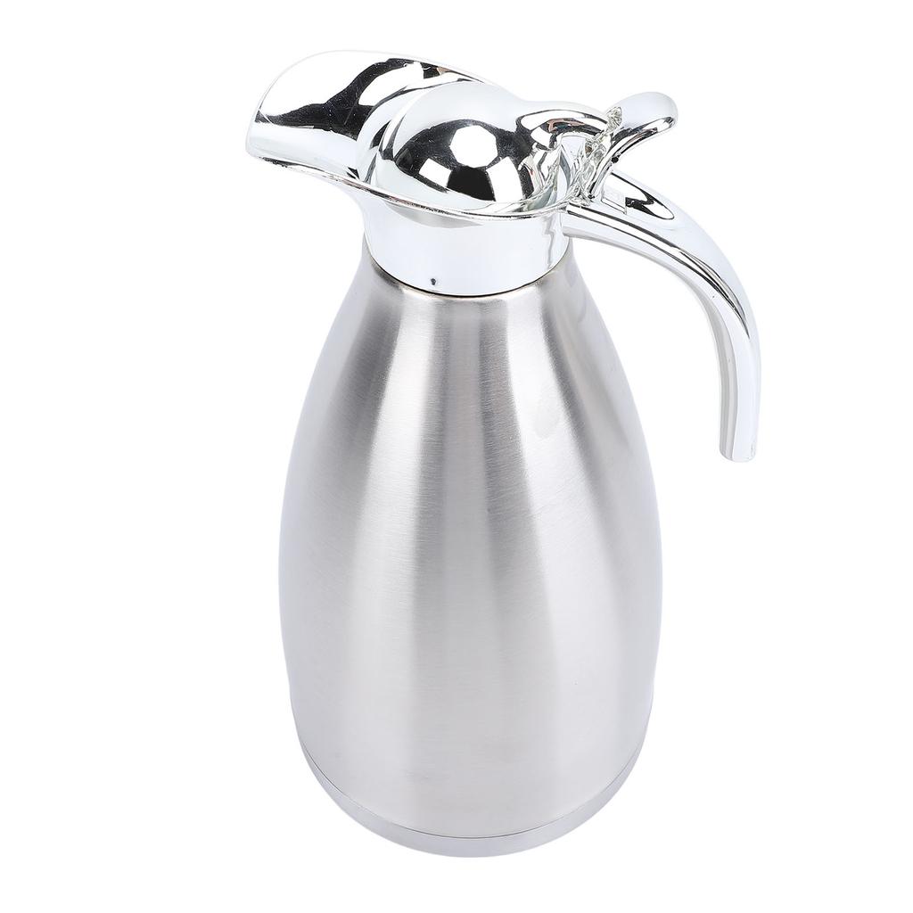Stainless Steel Thermal Coffee Pot Multipurpose European Style Double Wall Large Capacity Insulated