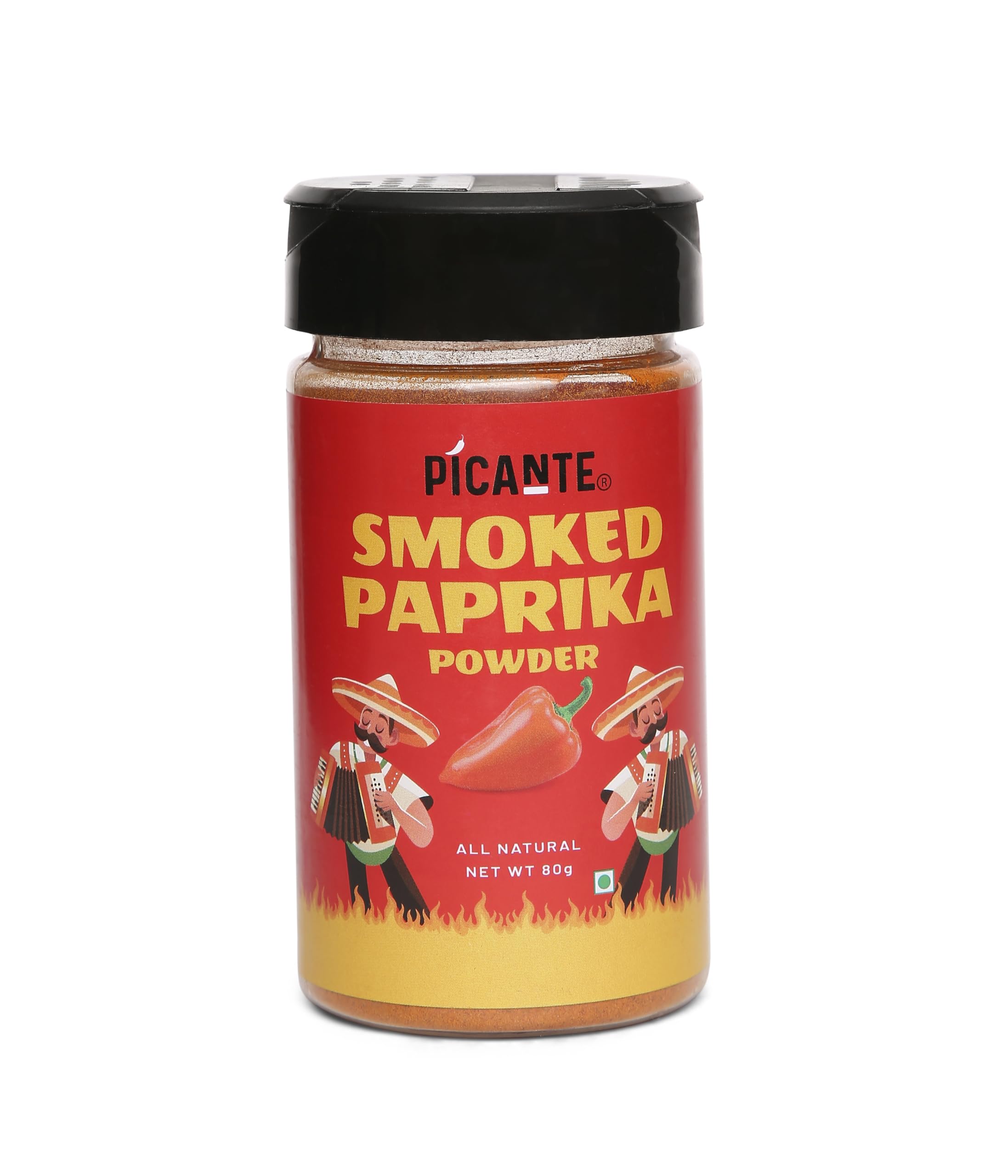 Picante® Smoked Paprika Powder, All Natural, Origin Spain, 80g