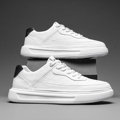Nuove Scarpe Casual da Uomo di Alta Qualità Scarpe da Passeggio Classiche in Pelle di Alta Qualità Comode e Morbide Scarpe Bianche di Design per il Business