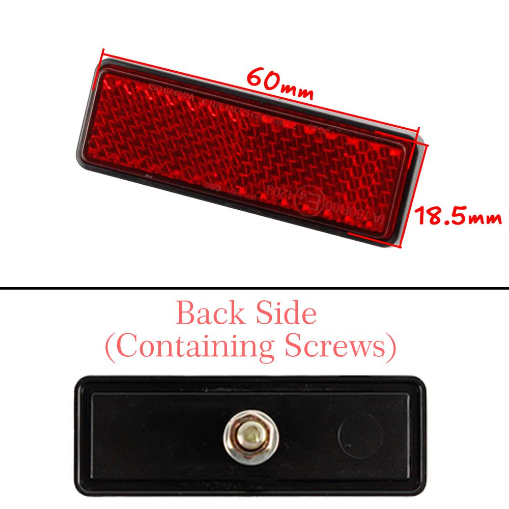 Universal Motorcycle Rear Reflector Cat s Eyes Long T-Holder Scooters Accessories For Honda For Harley For Yamaha For KTM 003 No support
