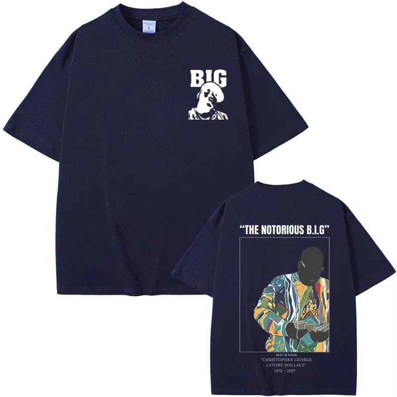

Vintage The Notorious Big T Shirt Biggie Smalls Graphic Tshirt Unisex Women Fashion Hip Hop T Shirts Unisexs Cotton Oversized Tshirt 4XL