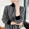 Women's Cashmere Cardigan 30% Cashmere 70% Wool Autumn and Winter Cashmere Cardigan Thickened Soft Warm