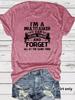 European & American Summer I'MA LIS Round Neck Short Sleeve Casual Fashion T-Shirt
