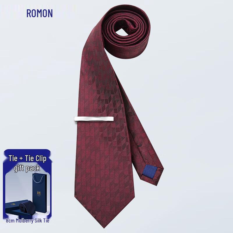 Romon Men s Premium Handmade Silk Tie Gift Box