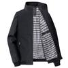 Middle-aged and Elderly Men's Autumn and Winter Jackets with Cotton, Thickened and Warm Dad Jackets, 50 and 60 Year Old Autumn Tops for Men
