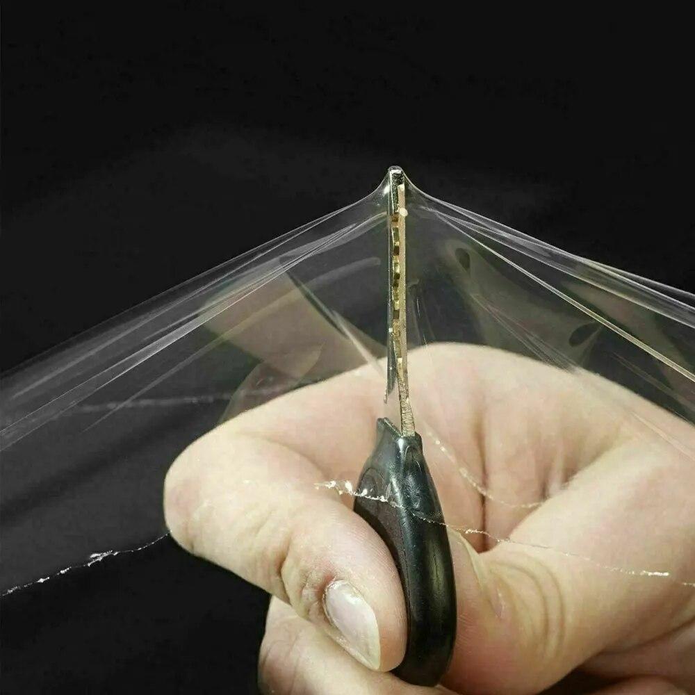 12''x48" Car Light Transparent Protector Film Vinyl Wrap UV Protection For Tail/ Head/Brake/Fog Light 30*120cm