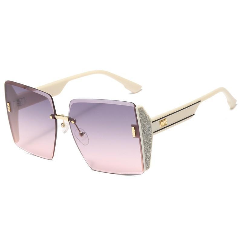 Geometric Unisex Oversized Eyewear With Uv400 Protection For Outdoor Activities And Fashion Style