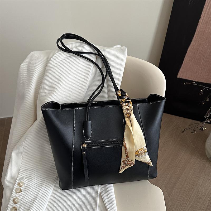 High Sense Retro 2025 New Popular Fashion Trend Fashion Large Capacity Tote Bag Women Shoulder Handbag