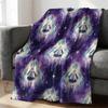 Hatsune Miku Cute Crayon Style Flannel Throw Blanket Gift for Anime Fan Summer Nap Throw Sofa Blanket Bed Cover Travel Blanket