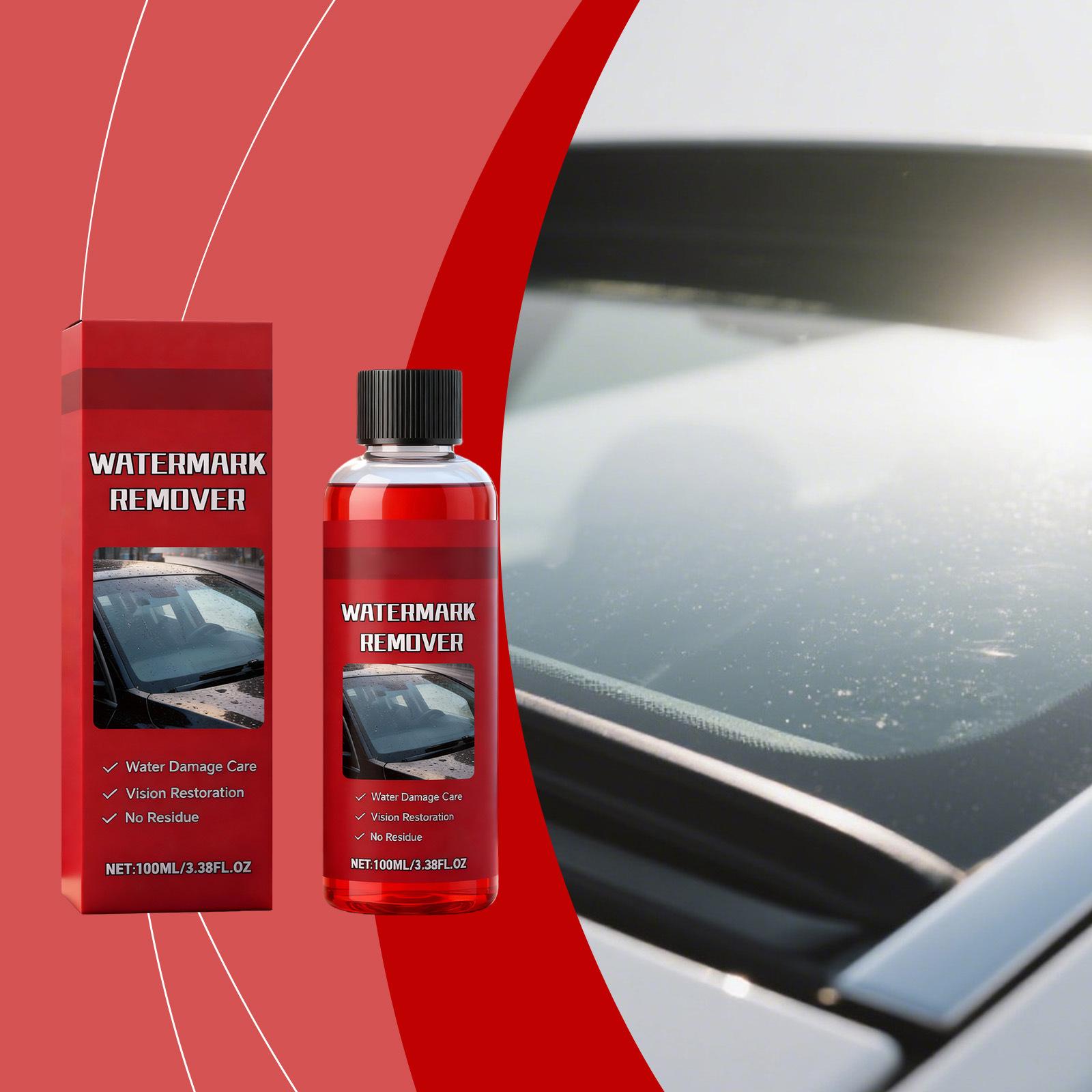 

Glass Water Stain Remover for Car Rearview Mirrors and - Cleans and brightens, improving visibility. 100ML One Size