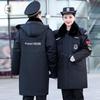 Qianyiyang Unisex Winter Security Work Overcoat