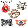 8CM Alter SCHOO Kreativer Retro Motorrad Aufkleber Skateboards Koffer Laptops Handys DIY Wasserdichte Abziehbilder PVC Matt