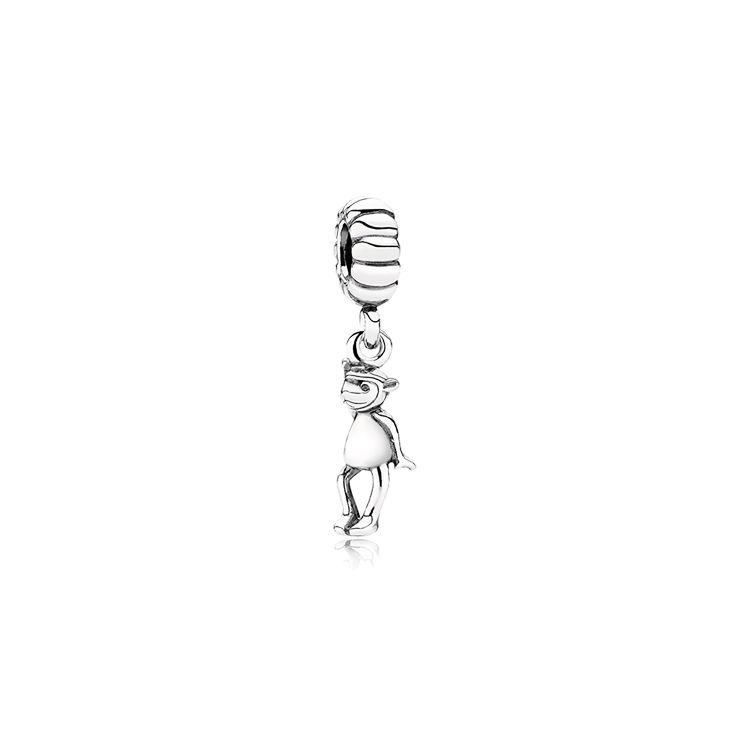 Pandora 12 Zodiac Pendant Charm Monkey Women pendant Silver 791097 Silver,F