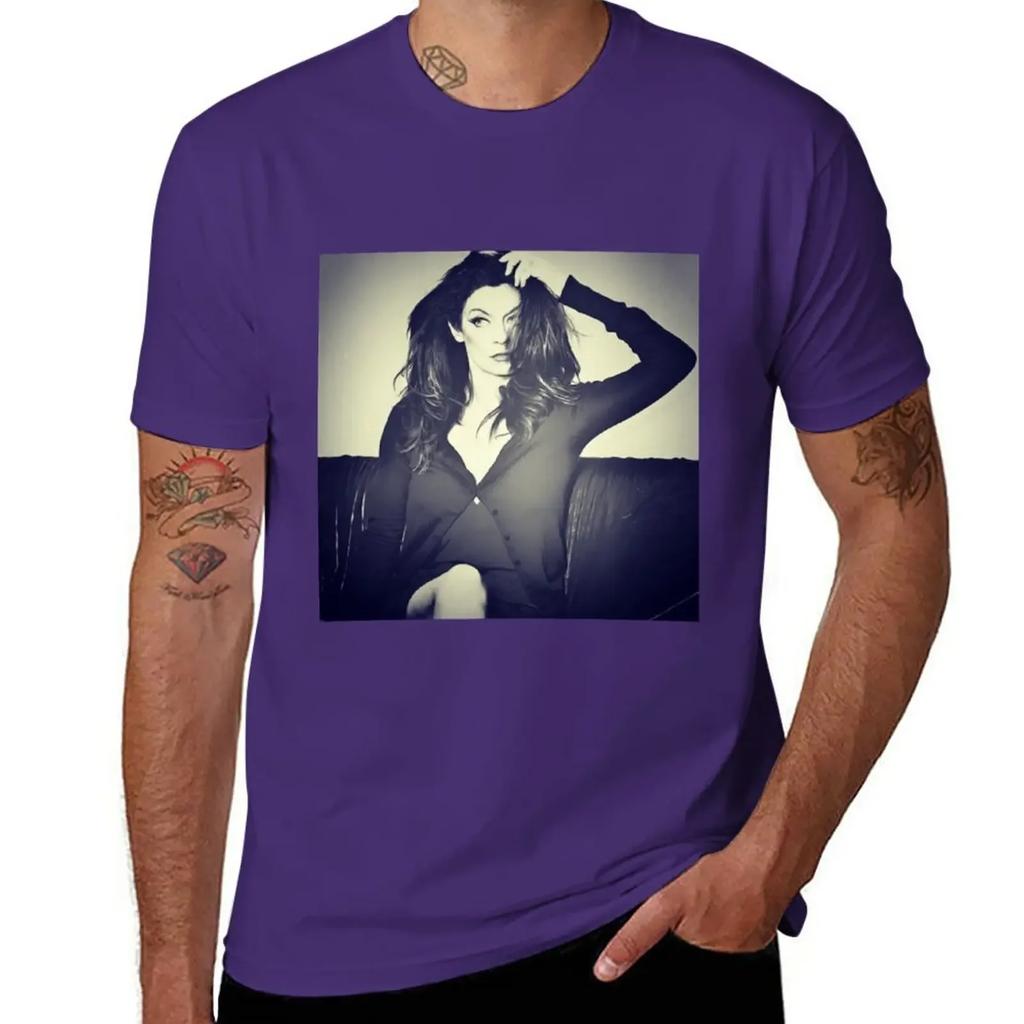 Funny Michelle Gomez Design T-Shirt Summer Clothes Customs Anime Clothes Mens Clothing