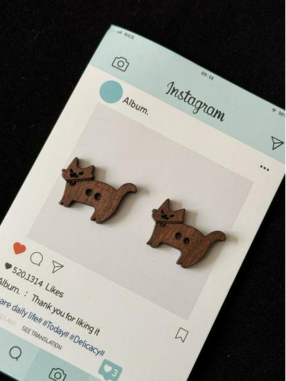 

Ретро Сердце Снежинка Котенок Бабочка Рождественские Деревянные Пуговицы - Ручная работа DIY Аксессуары