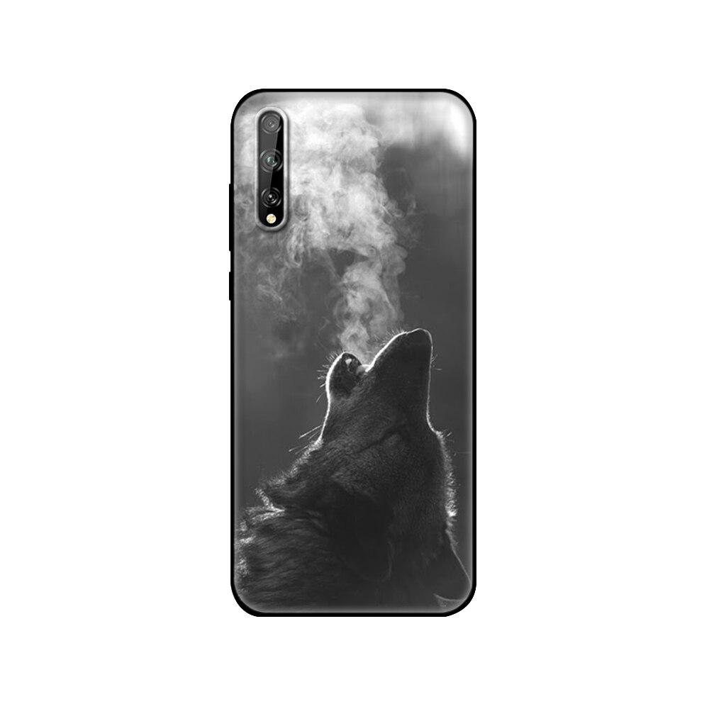 Für Huawei Y8P Hülle 6.3" Weiches Silikon Tpu Handyhülle Auf Huawei y8p 2020 Y 8P AQM-LX1 Rückseite huaweiy8p Bumper Funda schwarze tpu Hülle