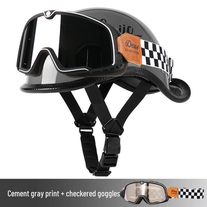G3F Retro Japanischer Aufgebogener Heckhelm: Herren- & Damen-Cruiser-Helm für Radfahrer