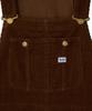Lee Corduroy Overalls Dress Brown