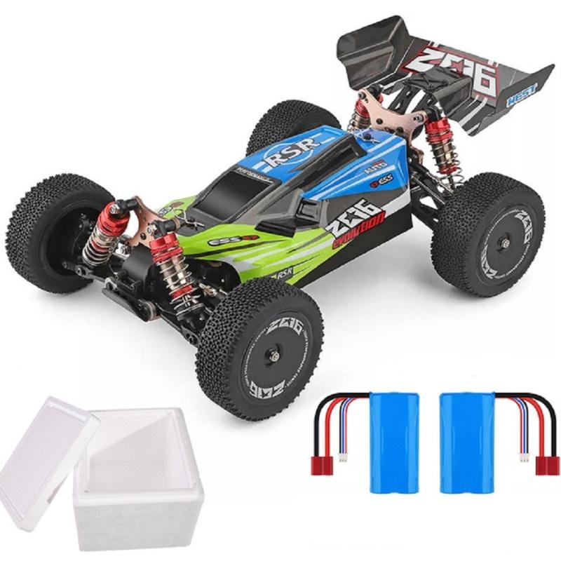 Wltoys 144001 1/14 2.4g 4wd მაღალი სიჩქარით რბოლა Rc მანქანის ავტომობილების მოდელები 60კმ/სთ (საბაჟო პაკეტი) არანაირი ფერი