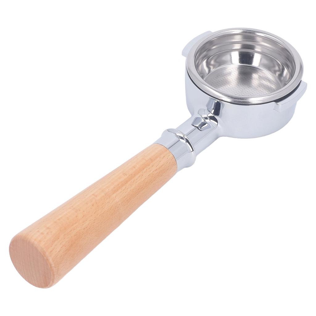 58mm Coffee Portafilter Aluminum Alloy 2 Ears Bottomless Portafilter Handle with Single Layer