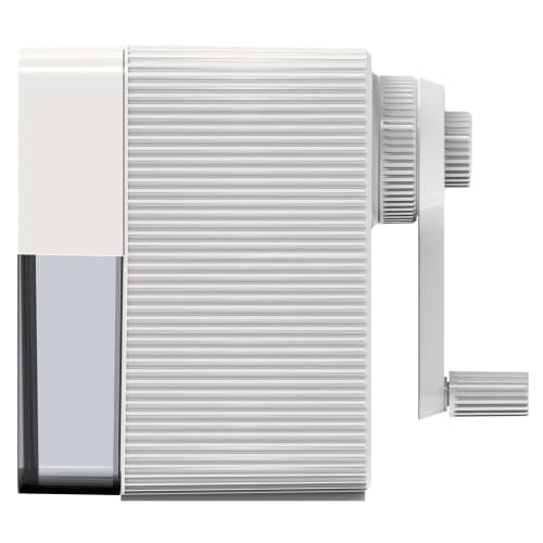 Nakabayashi Manual pencil sharpener that can sharpen even thick pencils, white DPS-H501W