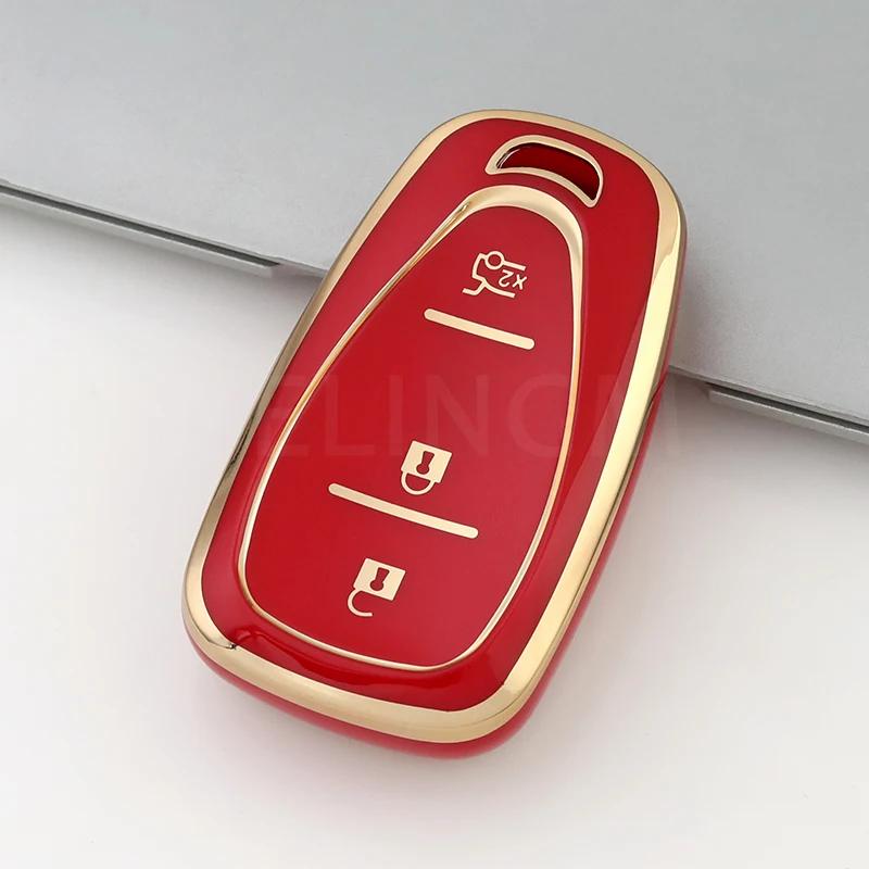 2/3 Tasten Fernbedienung Smart Key Hülle für Chevrolet Spark Camaro Volt Bolt Trax Malibu Cruze TPU Auto Schlüsselhülle Schlüsselanhänger Autoabdeckung