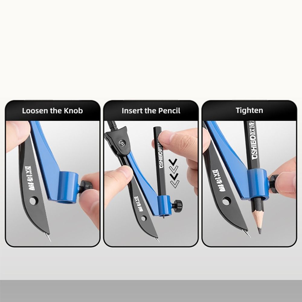 9PCS/Set Propelling Pencil Stationery Ruler Set Plastic Measuring Ruler Protractor  Students