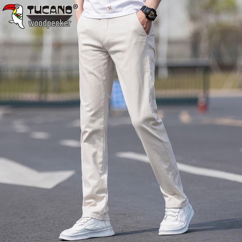 TUCANO Men s Straight-Leg Business Casual Pants 36