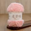 Hand Knitted Fur Yarn Long Hair  Hat Scarf DIY Wool Yarn Simulation Fur Crt Material Autumn Faion Accories