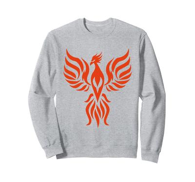 Humor Phoenix Animals Simple Fire Bird Phoenix Sweatshirt