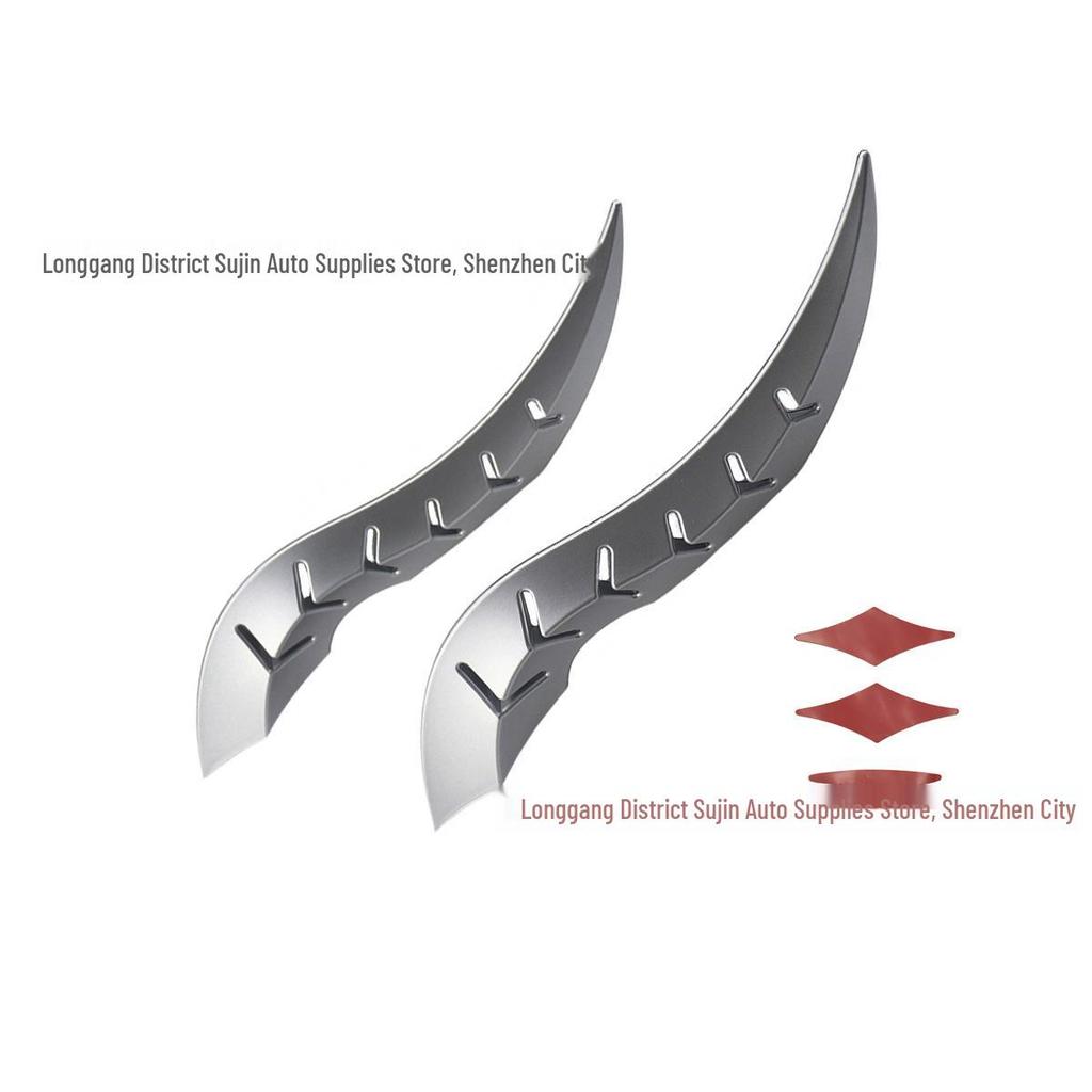 Carbon Fiber Dragon Horn Roof Ornament Spoiler Fin for Various Car Models