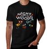 Night In The Woods Tshirt Large Size Casual Tee Shirt