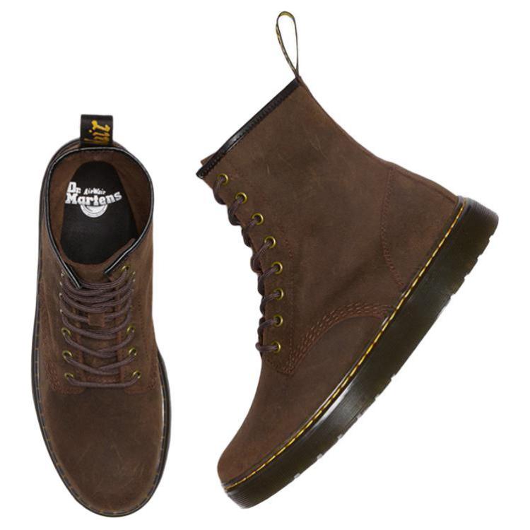 Dr. Martens Kůže Všestranné Pohodlné Krátké Boty Unisex Boty Hnědé 31543201
