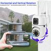 AIOOK Outdoor PTZ CCTV IP Security Camera Wireless WIFI 4MP HD 360  Waterproof Video Monitor Mini Camera