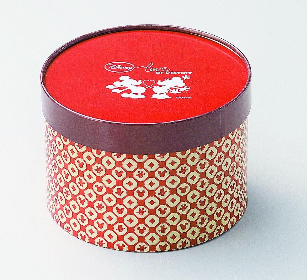 Disney Mickey of Gift Tableware Set Medium Bowl Set Paper Tube Box "Love Destiny" 3180-02