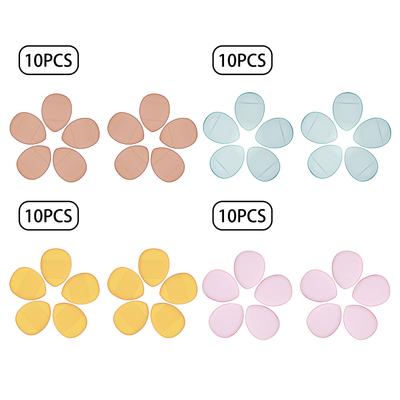 Mini Facial Blending Sponges Set of 10, Ultra-Soft Foundation Sponge for Liquid Concealer, Cream Blush and Smooth Makeup Application
