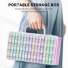 Clear Perler Beads Storage Boxes with Handle Storage Box Diamond Embroidery Accessories Drill Box
