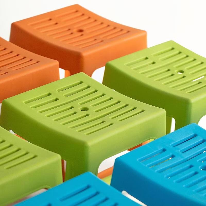 Chahua Square Anti-slip Plastic Stool