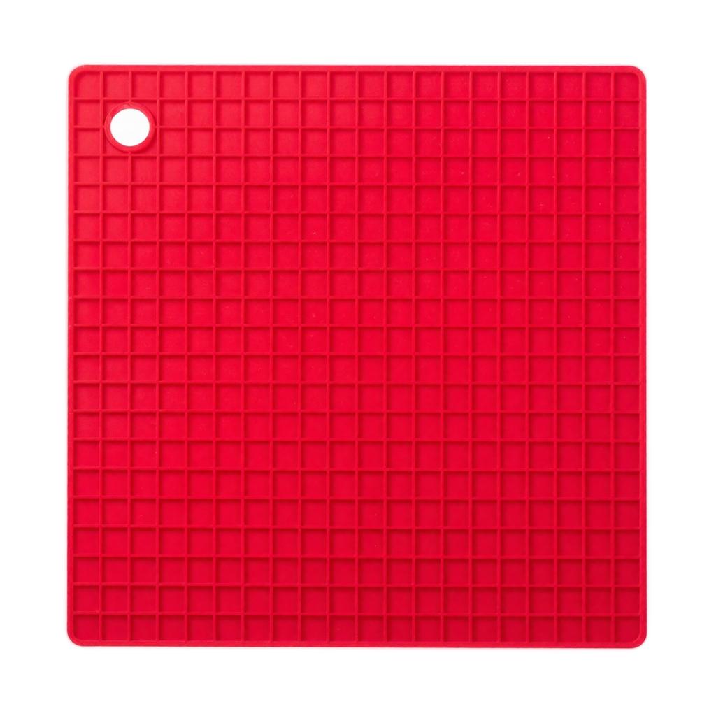 Square Silicone Placemats Heat Table Mats for Kitchen Dining – Multipurpose Pot Holders and