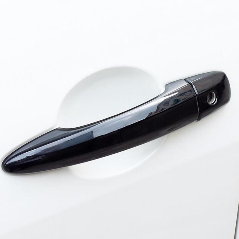 For Nissan Pathfinder -2025 Altima -2024 Glossy Black Exterior Side Door Handles Cover Trim ABS Car