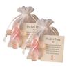 Pink Pocket Hug Token Breast Cancer Awareness Keepsake Transparent Prayer Token with Pink Ribbon Emotional Support Gift for Loved Ones