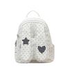 Schoolbag Korean polka dot rabbit ears cute student schoolbag lace lace backpack female niche design commuter backpack tide