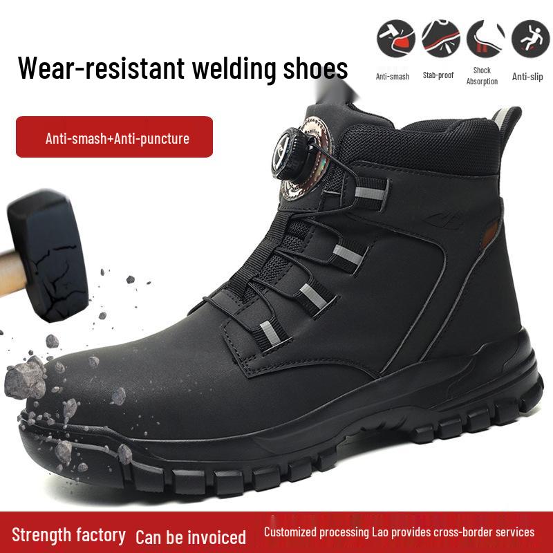 All-Season Anti-Smash & Puncture-Resistant Comfort Safety Shoes for Labor Protection