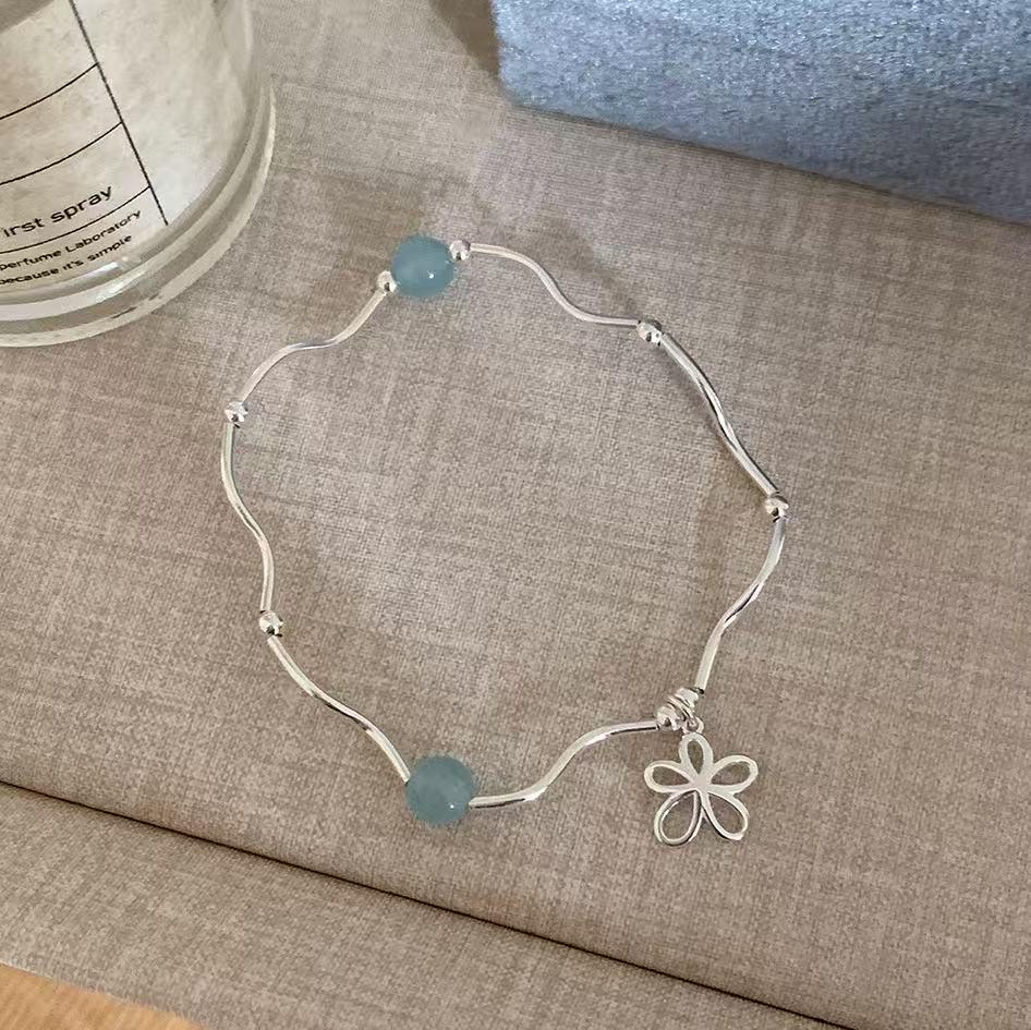 Korean Wave Bead Bracelet: Elegant Fashion Jewelry for Women