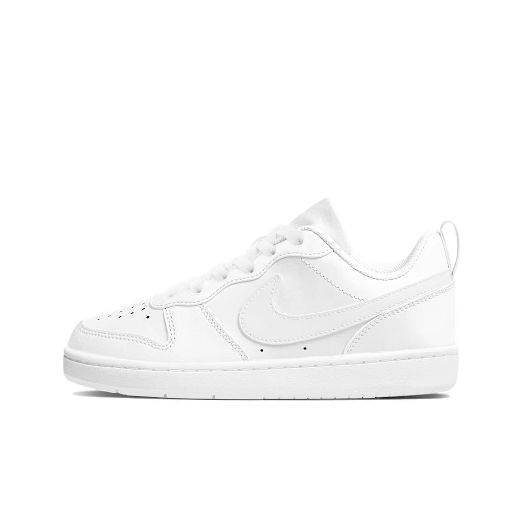 Nike Court Borough Low Cherry Blossom First Love Cushioning, Wear Resistant Low top Skateboard Shoes Women's Pink Blue BQ5448-100(Team675-  )