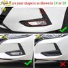 Front Bumper Fog Light Guard Cover Trim Accessories For Nissan Sentra -