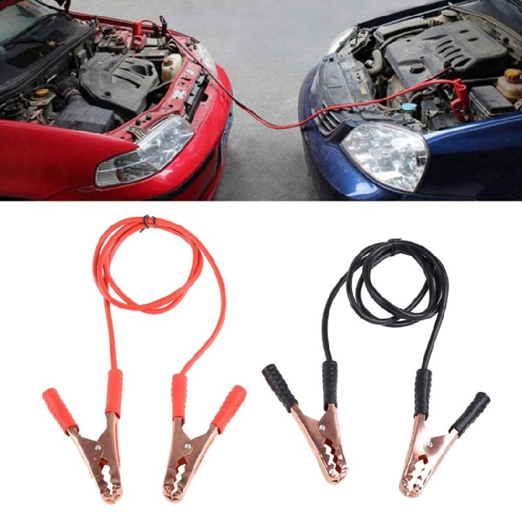 Emergency Battery Jumper Wires Car Power Charging Booster Cable Alligator Clamp