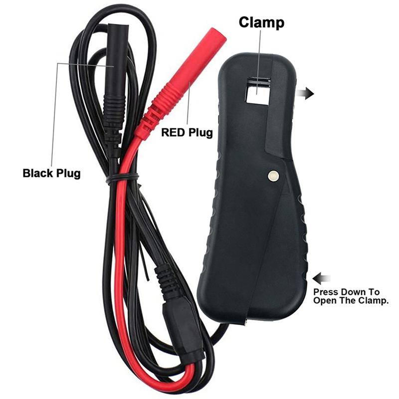 

QM-BT-705A Automotive Signal Pick-Up Inductive Engine 300- 1200 RPM Clamp Lead Pickup Lead Accessory чорний